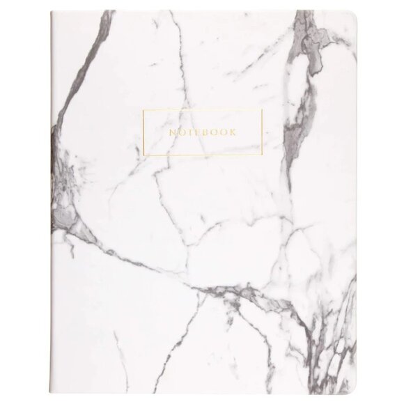 Eccolo White Marble Journal 8x10" New - Picture 3 of 7